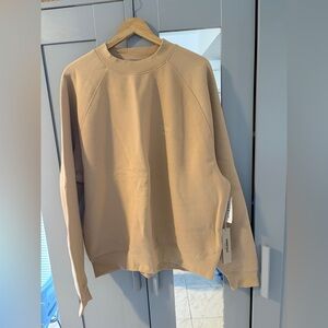 Essentials Fear Of God Beige Crewneck Sweatshirt